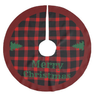 Frohe Weihnachtsfeiertage \Tree Skirt Brushed Poly Polyester Weihnachtsbaumdecke