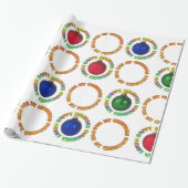 Frohe Weihnachtsfeiertage Unsere ersten Weihnachte Geschenkpapier (Ungerollt)