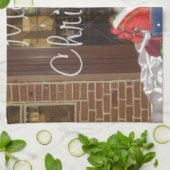 Frohe Weihnachtsfeiertage weg von der Zuhause Coll Küchentuch (Gefaltet)