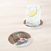 Frohe Weihnachtsfeiertage weg von der Zuhause Coll Untersetzer (Seite)