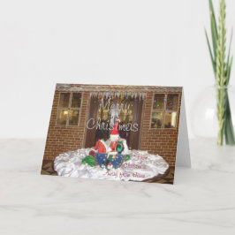 Frohe Weihnachtsfeiertage weg von Zuhause Inspirie Feiertagskarte