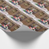 Frohe Weihnachtsfeiertage weg von Zuhause Inspirie Geschenkpapier (Ecke)