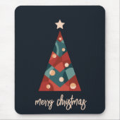Frohe Weihnachtsfeiertage Weihnachtsbaum Mousepad (Vorne)
