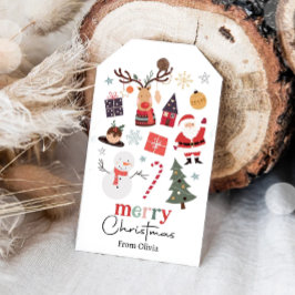 Frohe Weihnachtsfeiertage Weihnachtsgeschenk Famil Geschenkanhänger