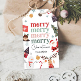 Frohe Weihnachtsfeiertage Weihnachtsgeschenk Famil Geschenkanhänger