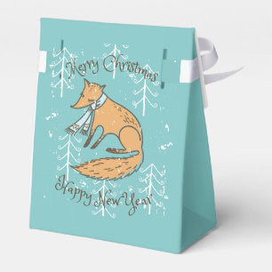 Frohe Weihnachtsferien Fox Cosy Geschenkschachtel