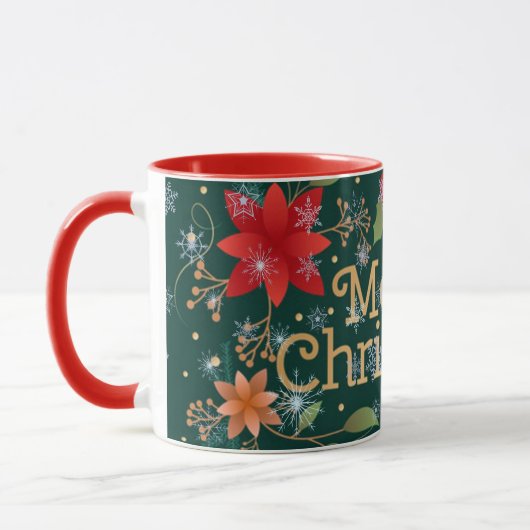 Frohe Weihnachtsferien-Tasse Tasse (Links)
