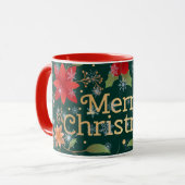 Frohe Weihnachtsferien-Tasse Tasse (Vorderseite Links)