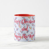 Frohe Weihnachtsferien-Tasse Tasse (Zentrum)