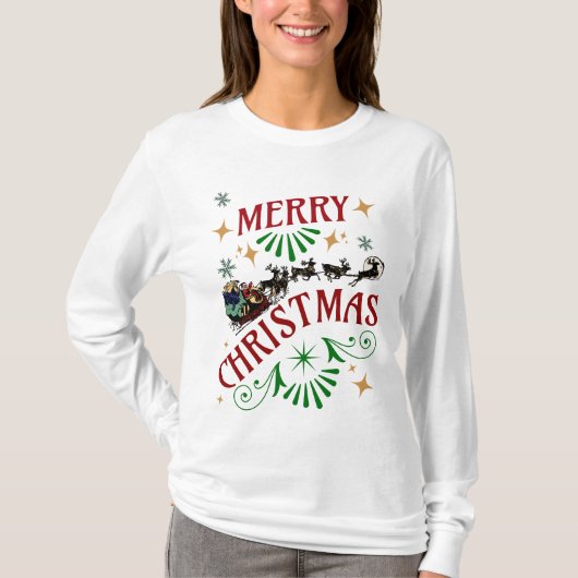 Frohe Weihnachtsferien Weihnachten T - Shirt (Vorderseite)