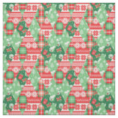 Frohe Weihnachtsferien Winter Muster Stoff (Muster)