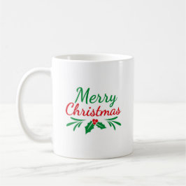 Frohe Weihnachtsferiendesign  Kaffeetasse