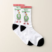 Frohe Weihnachtsferse Socken (Paar)
