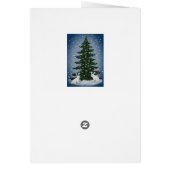 Frohe Weihnachtsfichte und Bundnies Card (Hinten)