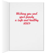 Frohe Weihnachtsfichte und Bundnies Card (Innen (Rechts))
