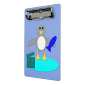 Frohe Weihnachtsfischerei Pinguin Mini-Zwischenabl Mini Klemmbrett (Gewinkelt2)
