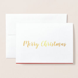 Frohe Weihnachtsfoil-Grußkarte Folienkarte