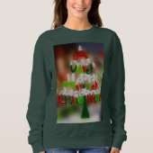 Frohe Weihnachtsfrauen Sweatshirt (Vorderseite)