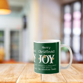 Frohe Weihnachtsfreude, 'Ein Geschenk für dich' ru Kaffeetasse