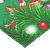 Frohe Weihnachtsfreude Tischdecke (Schrägansicht)