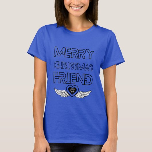 Frohe Weihnachtsfreund T-Shirt (Vorderseite)