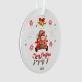 Frohe Weihnachtsfreunde. Ornament (Vorderseite)