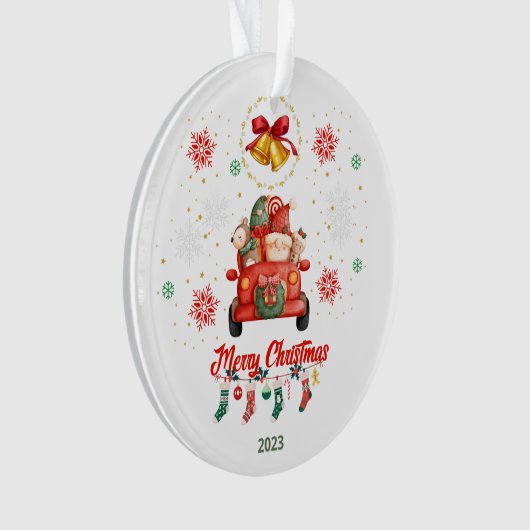 Frohe Weihnachtsfreunde. Ornament (Vorderseite)