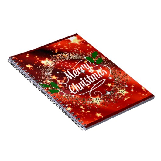 Frohe Weihnachtsfunkel und Glitzer, Notizblock (Rechte Seite)