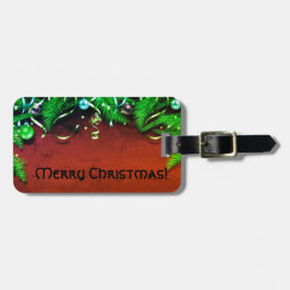 Frohe Weihnachtsgärten & Weihnachtsbrillen Gepäckanhänger