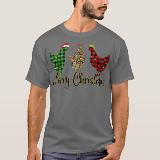 Frohe Weihnachtsgebäck Weihnachtsmannmütze Lights T-Shirt
