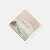 Frohe Weihnachtsgebirge Serviette (Ecke)