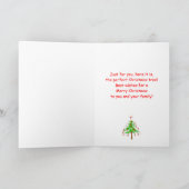 Frohe Weihnachtsgeld für Boss Feiertagskarte (Innenseite)