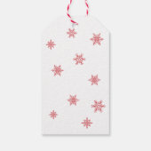 Frohe Weihnachtsgeschenk-Tags Geschenkanhänger (Rückseite)