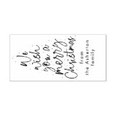 Frohe Weihnachtsgeschenk Weihnachts-Weihnachtsgesc Gummistempel (Prägung)