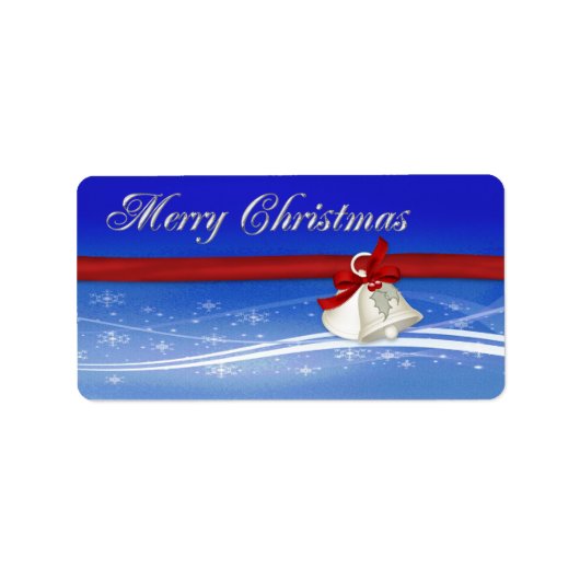 Frohe Weihnachtsgeschenke Adressaufkleber (Vorne)