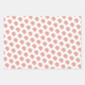 Frohe Weihnachtsgeschenke Baummuster Geschenkpapier Set (Vorderseite)