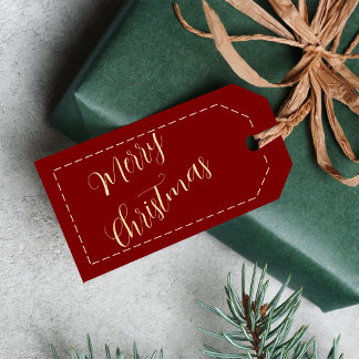 Frohe Weihnachtsgeschenke Benutzerdefinierter Name Geschenkanhänger