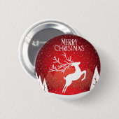 Frohe Weihnachtsgeschenke Button (Vorne & Hinten)