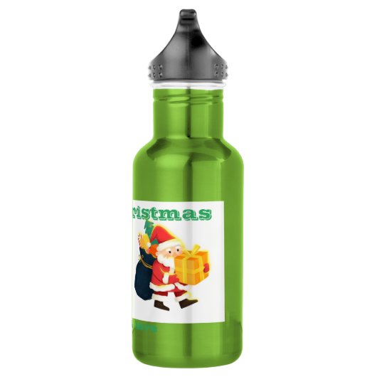 Frohe Weihnachtsgeschenke Deine Liebe 18 oz Größe Edelstahlflasche (Rechts)