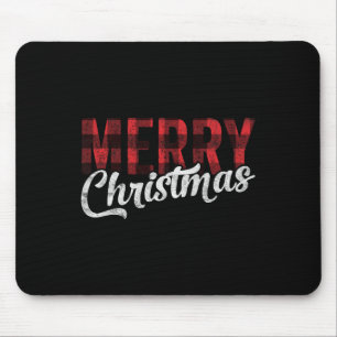 Frohe Weihnachtsgeschenke Familie Xmas Red Buffalo Mousepad