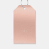 Frohe Weihnachtsgeschenke für das Script Gold Cora Geschenkanhänger (Rückseite)