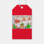 Frohe Weihnachtsgeschenke Geschenkanhänger (Vorderseite)