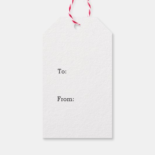 Frohe Weihnachtsgeschenke Geschenkanhänger (Rückseite)