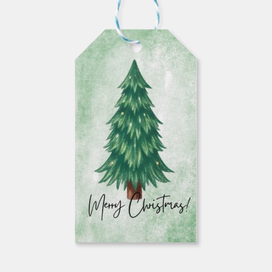 Frohe Weihnachtsgeschenke Geschenkanhänger (Rückseite)