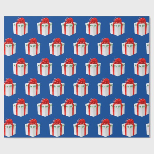 Frohe Weihnachtsgeschenke Geschenkpapier (Flach)