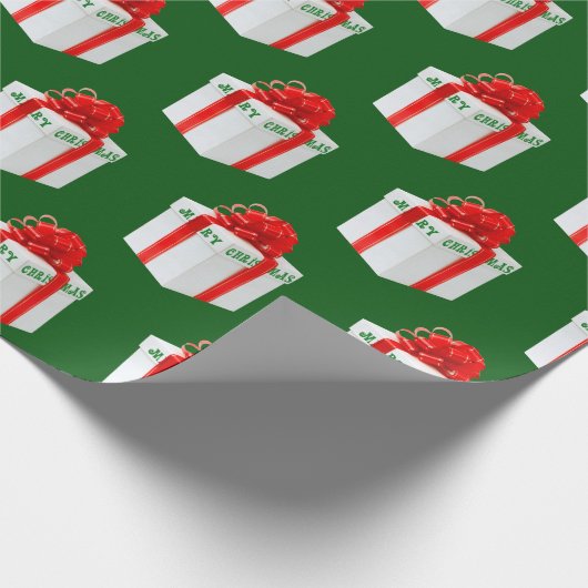 Frohe Weihnachtsgeschenke Geschenkpapier (Ecke)