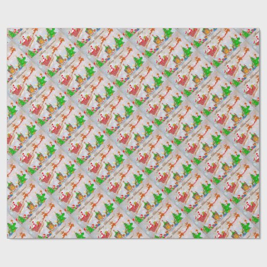 Frohe Weihnachtsgeschenke Geschenkpapier (Flach)