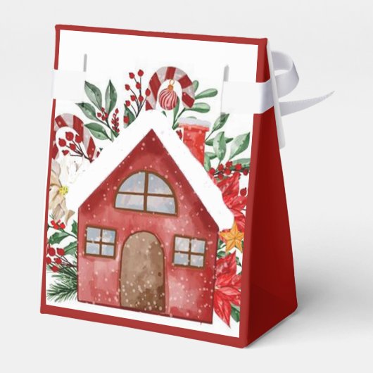 Frohe Weihnachtsgeschenke Geschenkschachtel (Rückseite)