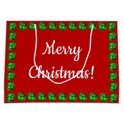 Frohe Weihnachtsgeschenke, Große Geschenktüte (Vorderseite)