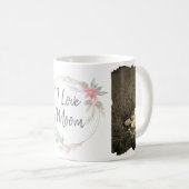 Frohe Weihnachtsgeschenke I Liebe Sie Mama Custom  Kaffeetasse (VorderseiteRechts)